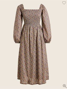 NWT J CREW x Liberty Organic cotton daydream dress Busy Izzy fabric Size 2X